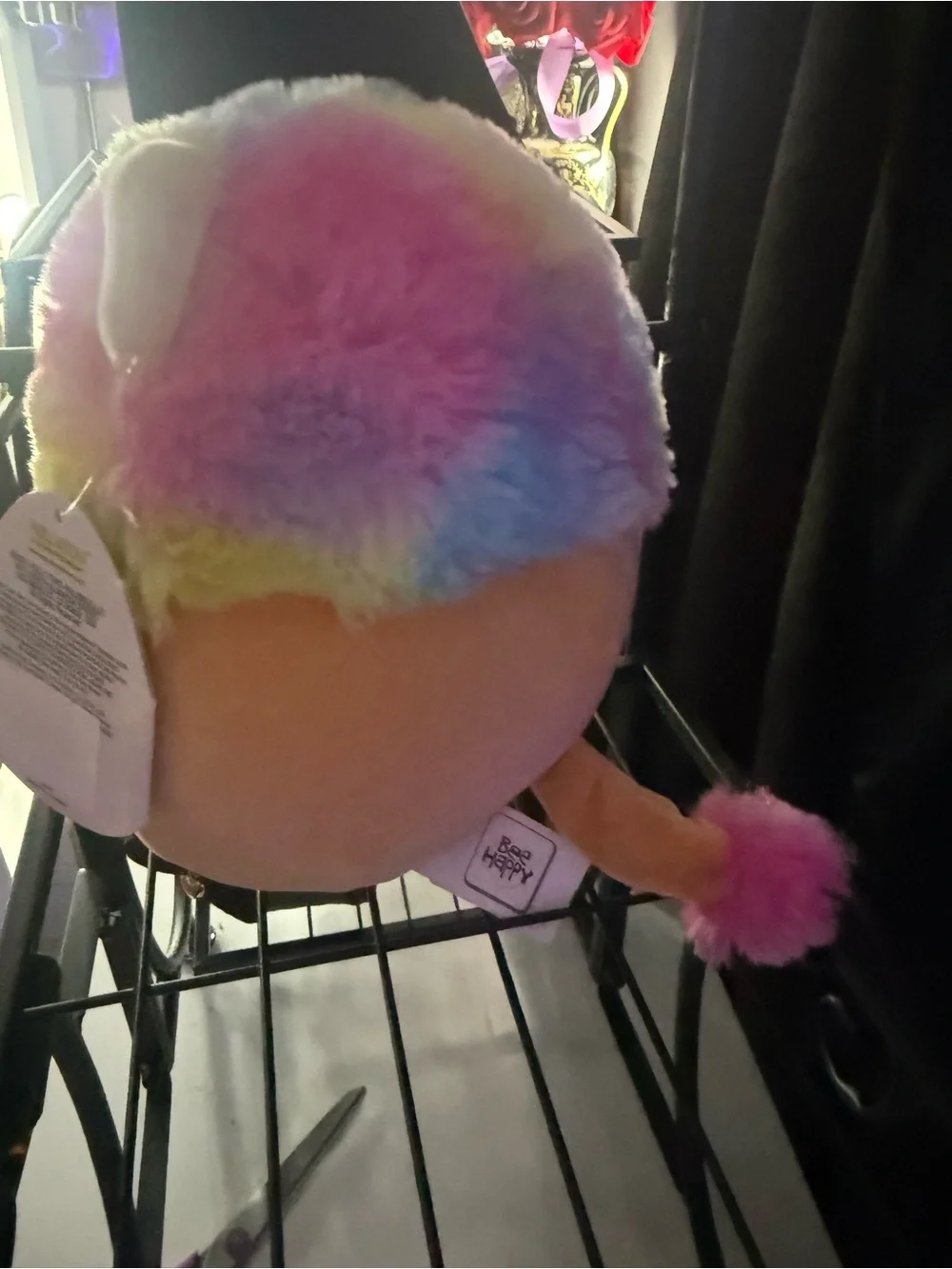 Squishmallows Rainbow Pastel lion Plush - Pink, Yellow, Blue